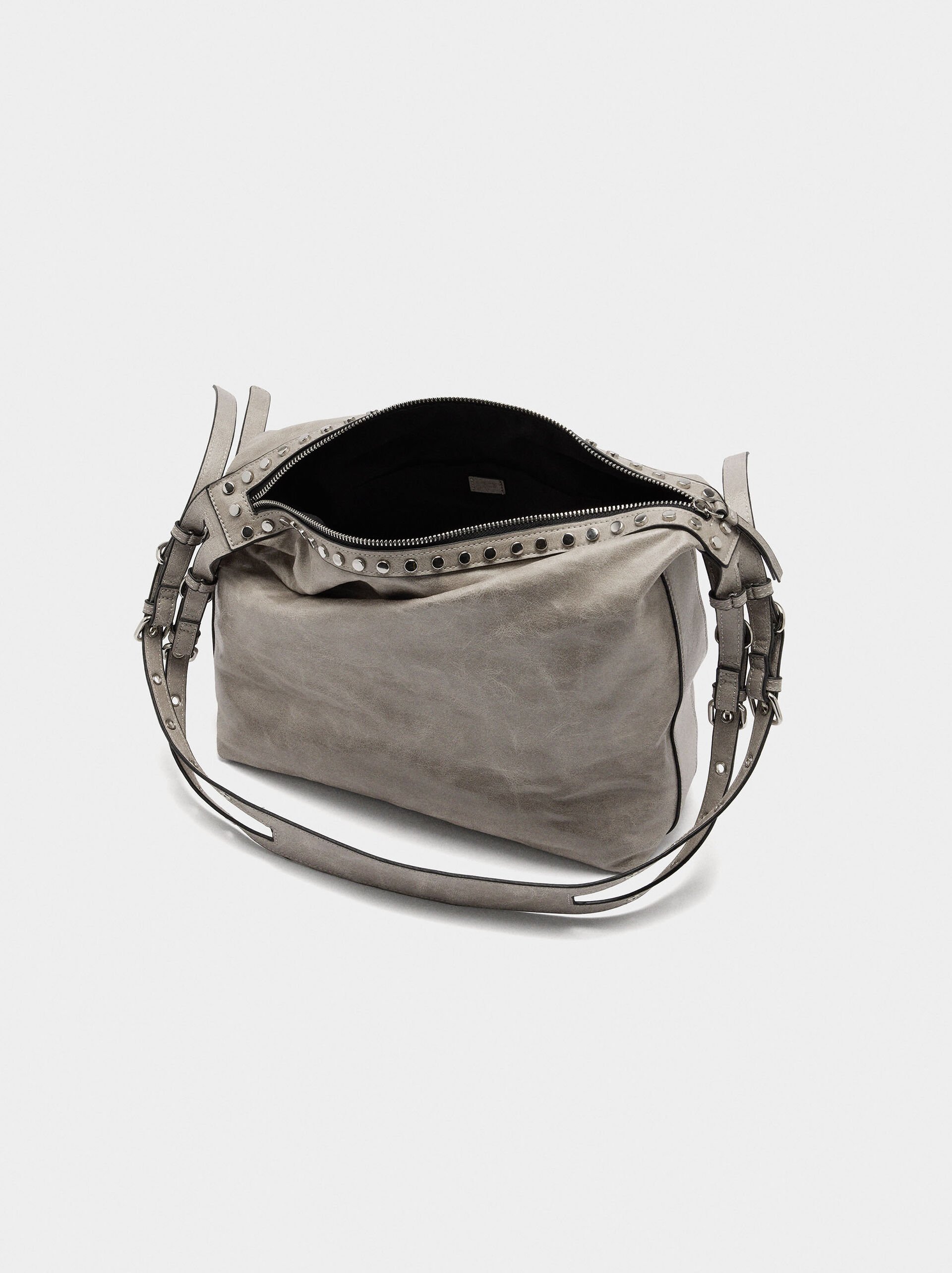 Shoulder bag with studs image number 3.0