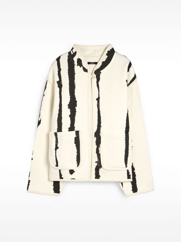 Printed 100% cotton coat
