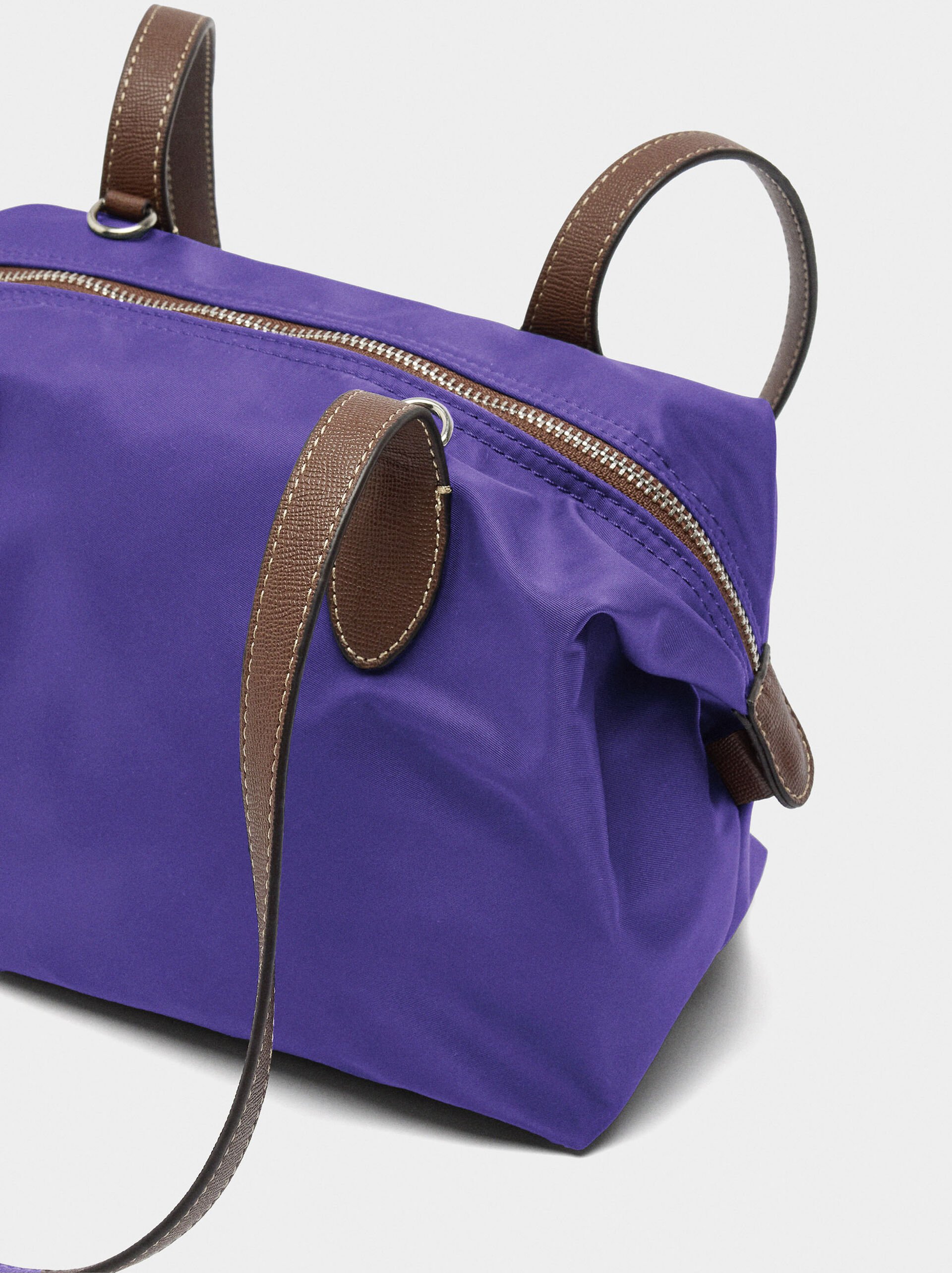 Sac shopper en nylon S image number 2.0