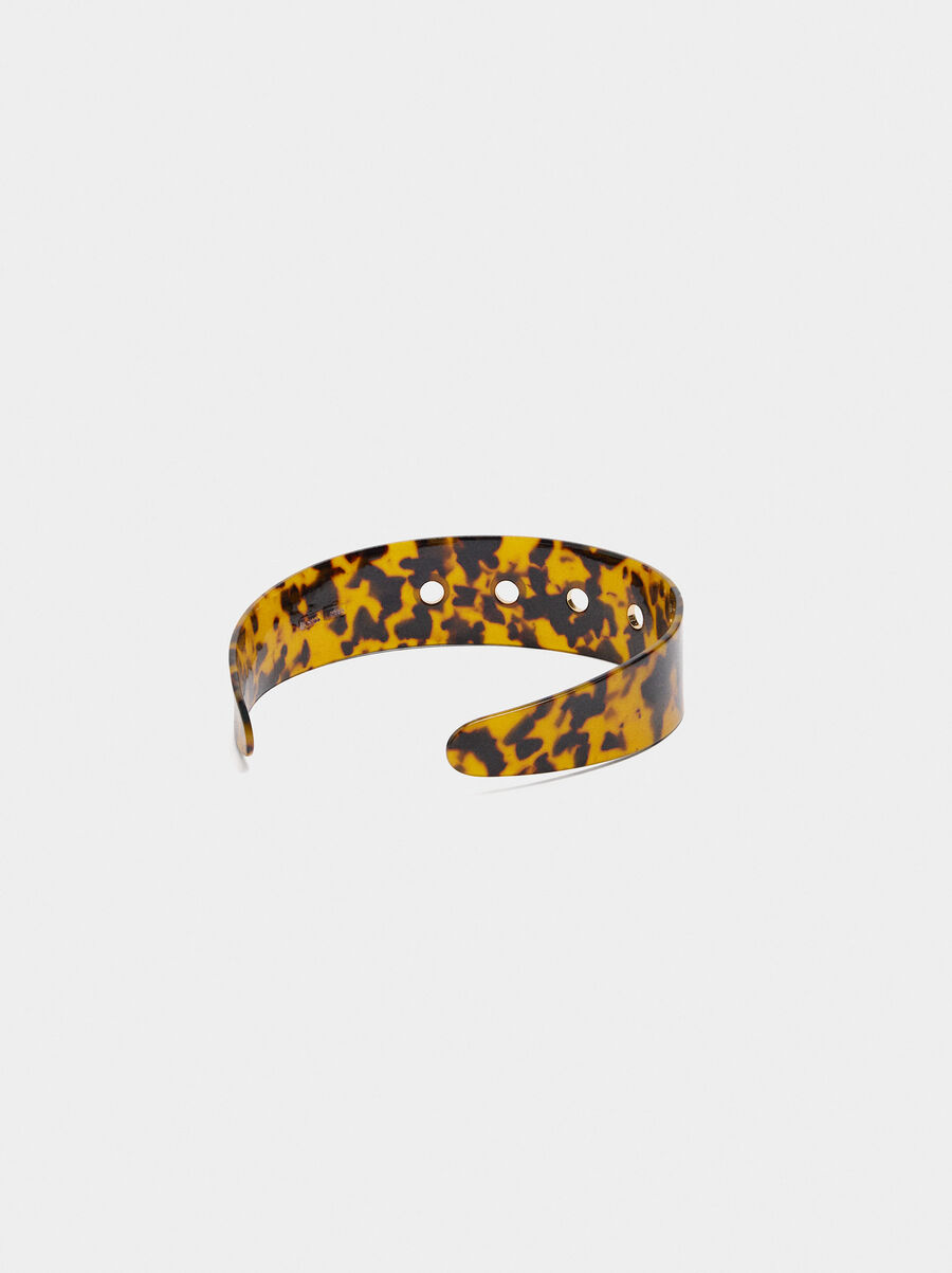 Tortoiseshell effect headband with studs
