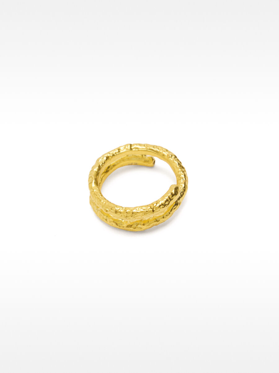 Irregular spiral ring – 925 sterling silver