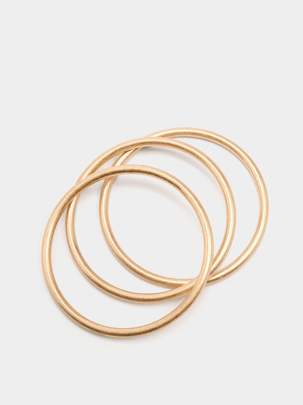 Set avec bracelets lisses