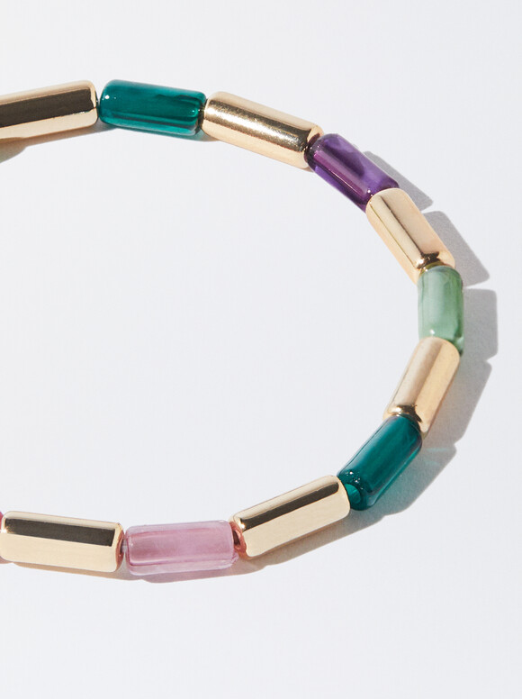 Bracelet Élastique Multicolore, Multicolore, hi-res
