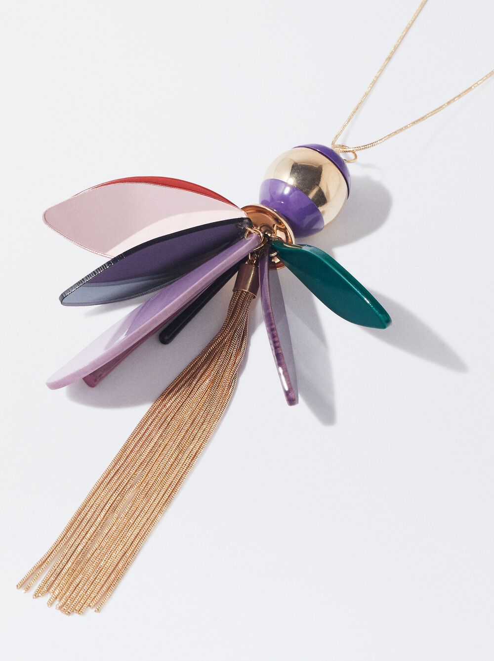 Online Exclusive - Multicoloured Necklace With Resin