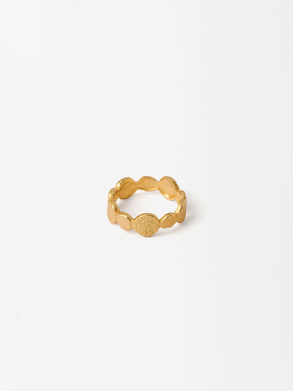Ring with spheres - STERLING SILVER 925