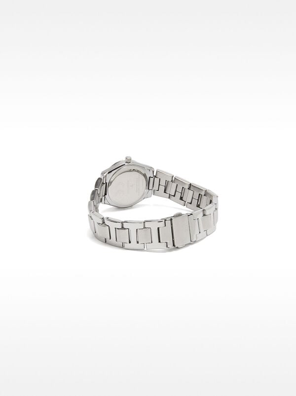 Watch with stainless steel wristband