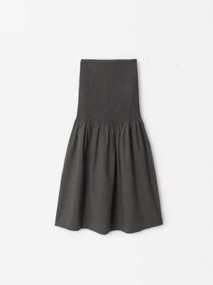 Elastic Waist Skirt