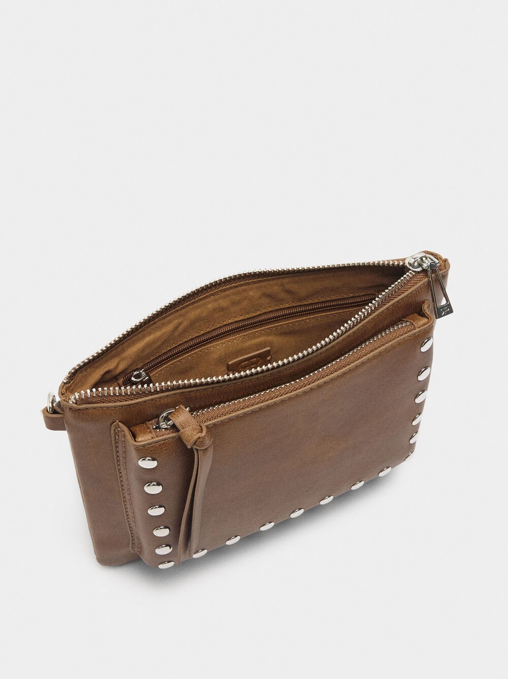 Crossbody bag with studs