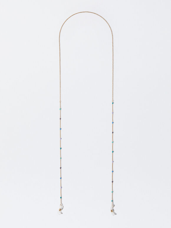 Chain For Glasses With Enamel, Multicolor, hi-res