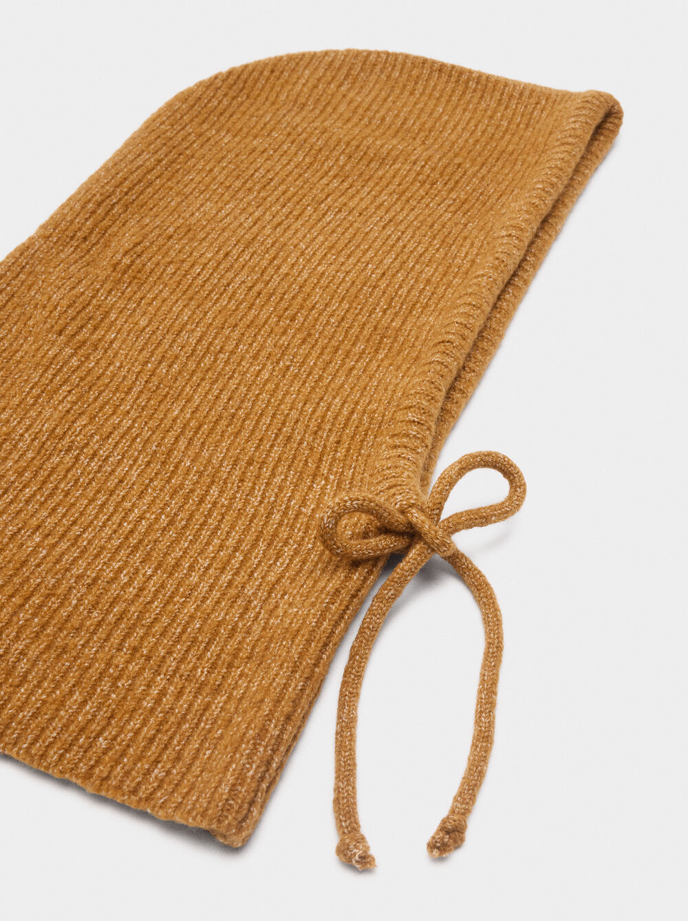 Knit balaclava with straps