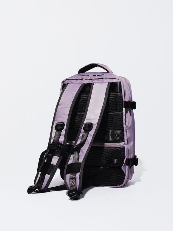 Nylon Cabin Backpack, Violet, hi-res