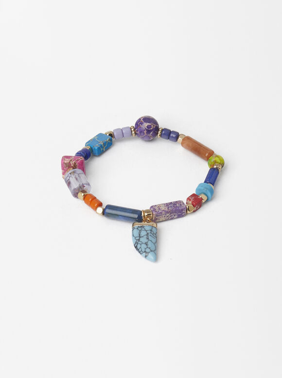 Multicoloured Bracelet With Stones, Multicolor, hi-res