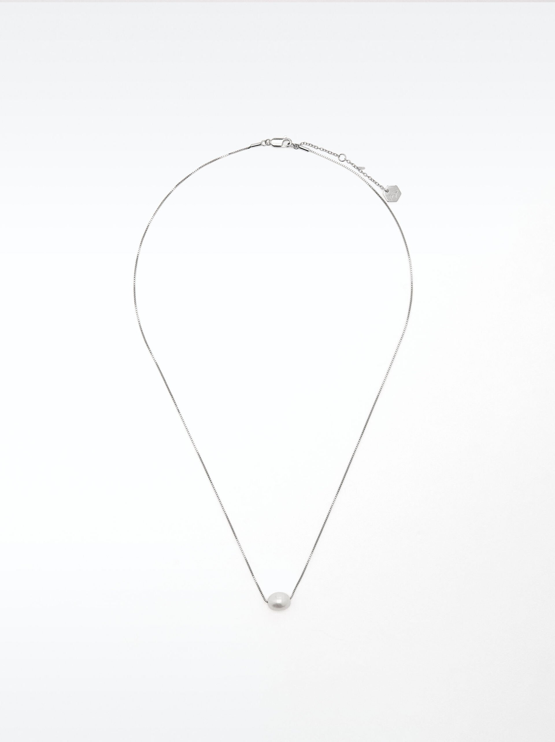 Necklace with freshwater pearls - 925 sterling silver image number 1.0