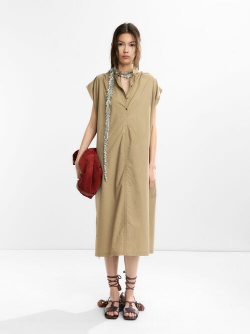 Vestido midi 100% algodón