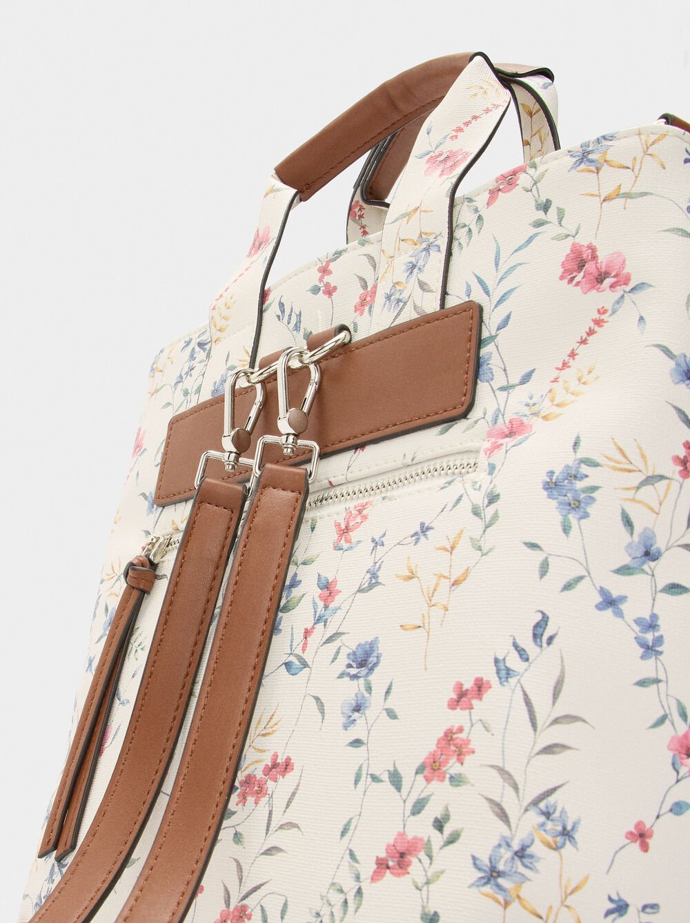 Floral bedruckter Rucksack