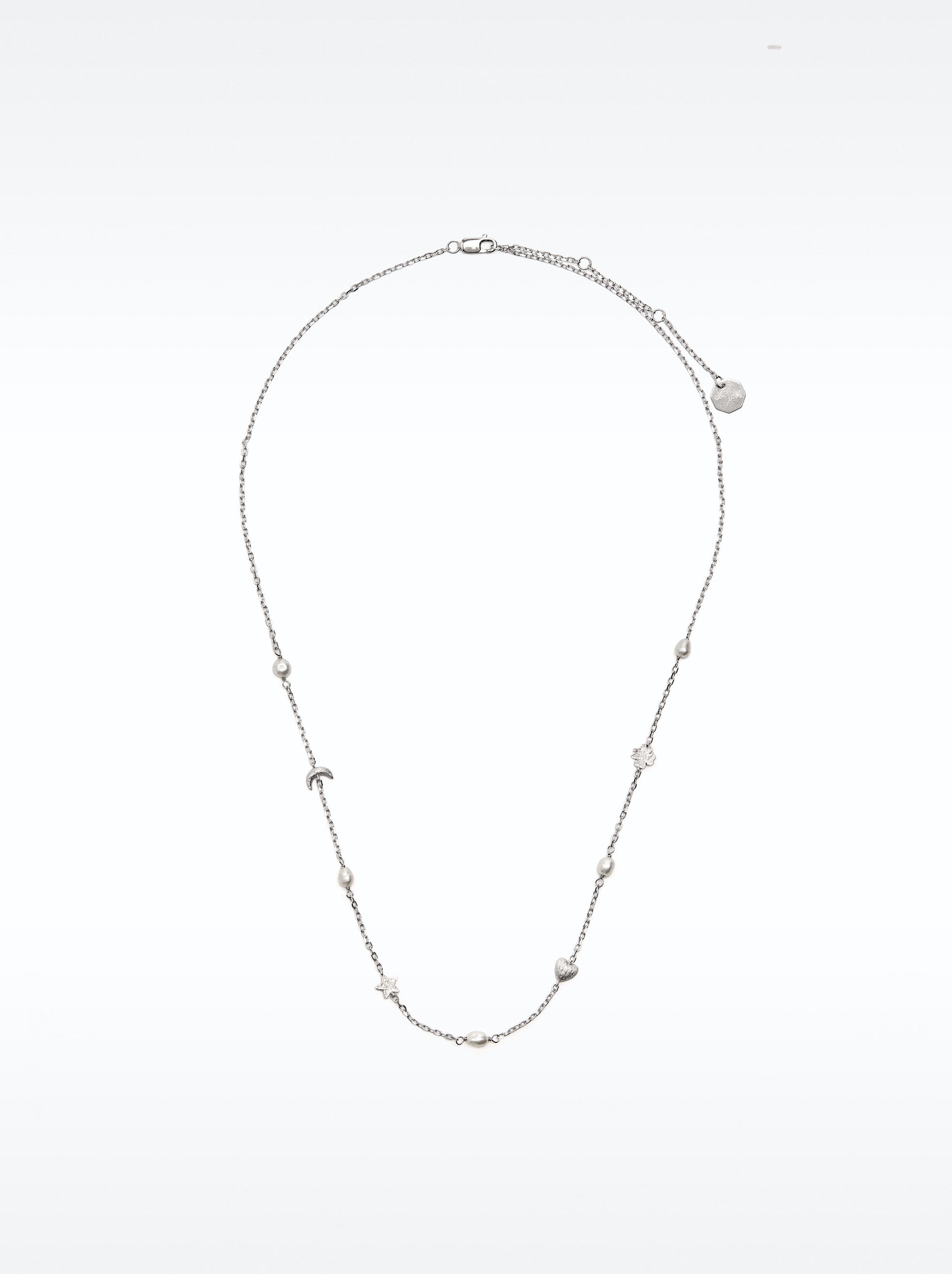 Collaret amb perles d'aigua dolça - Argent de llei 925 image number 1.0