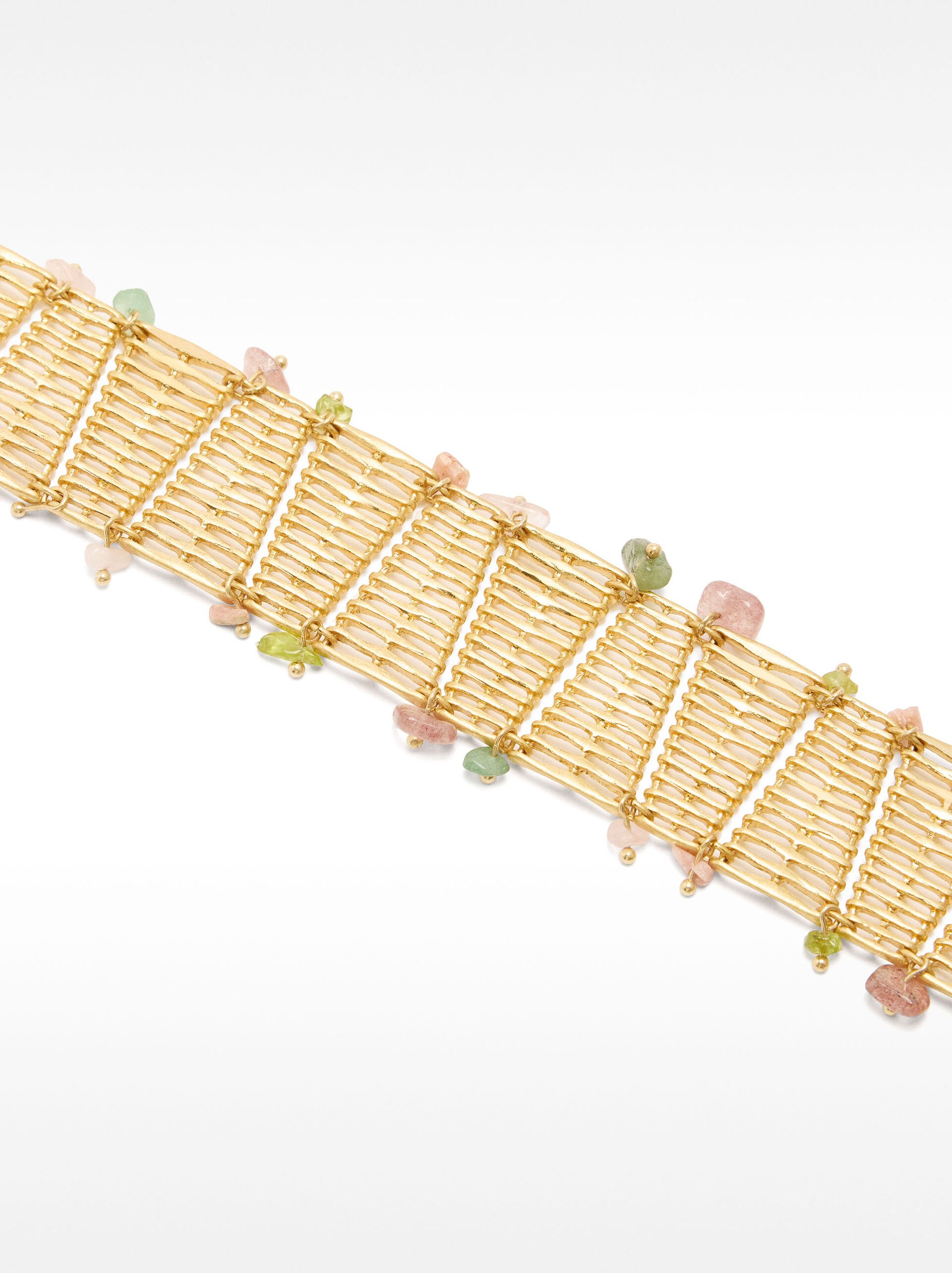 Braided choker with stones image number 2.0