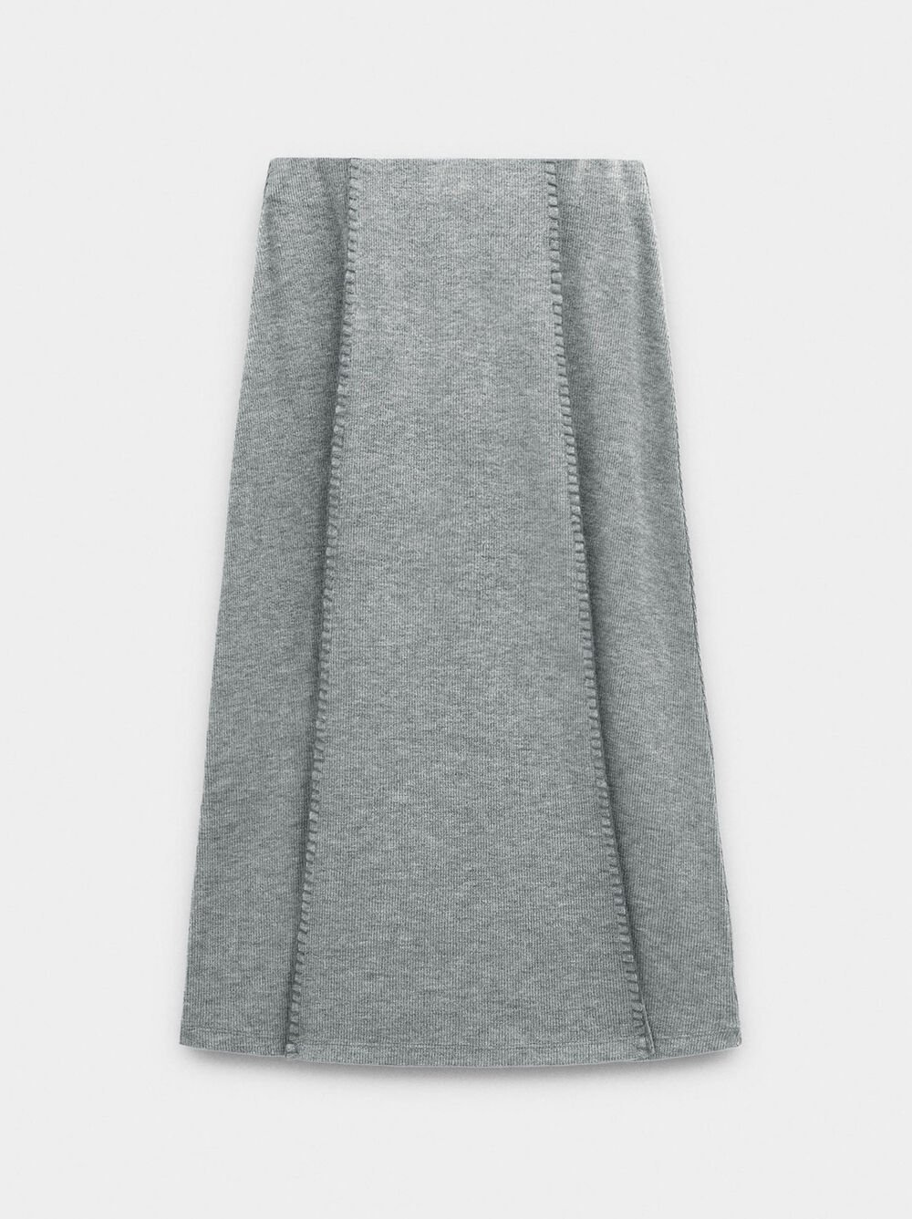 Langer gerippter Röcke