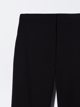 Pants With Wool, Black, hi-res