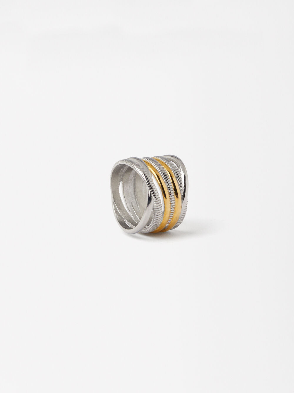 Two-Tone Stainless Steel Ring