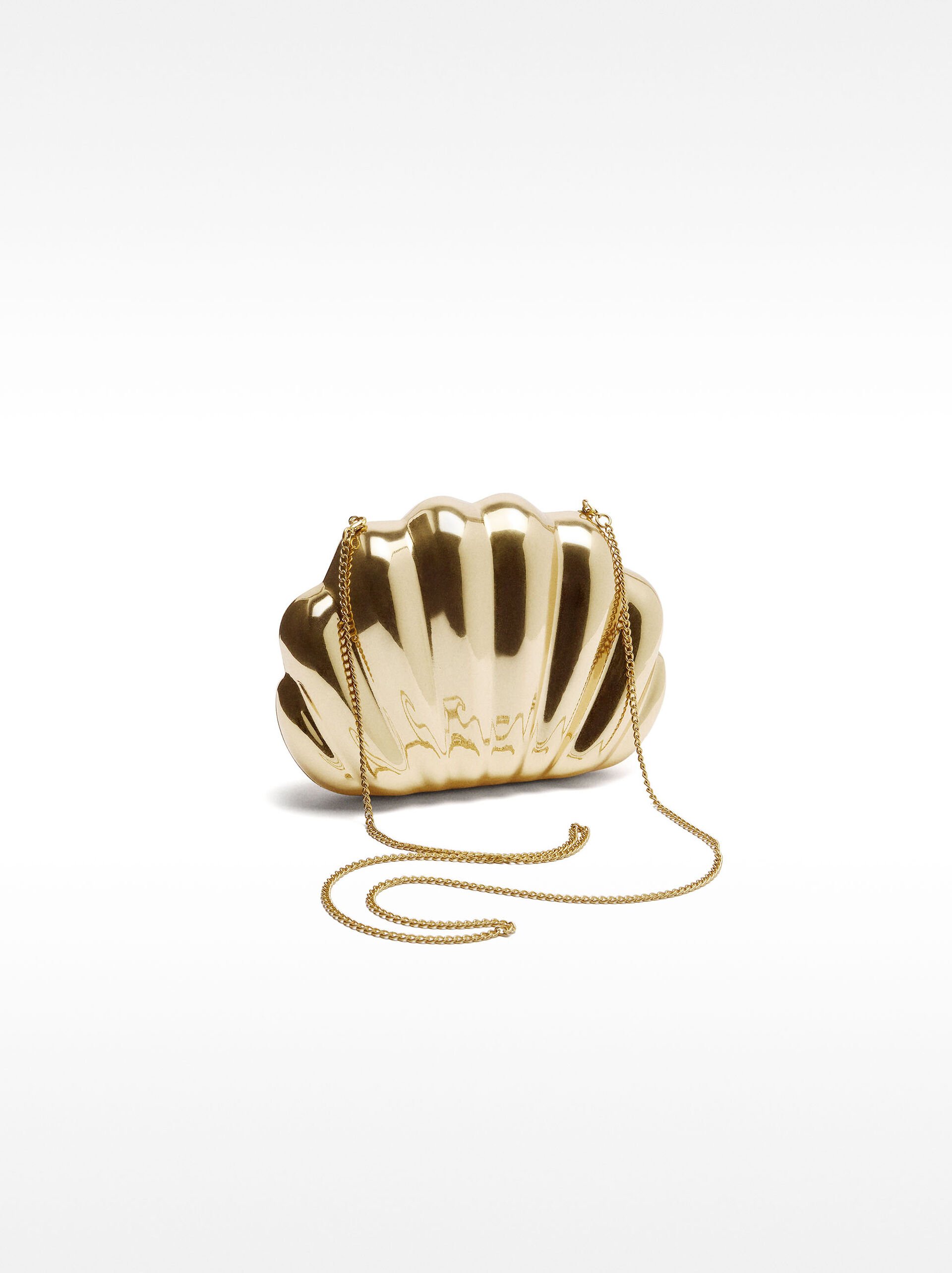Metallische Clutch in Austernoptik image number 3.0