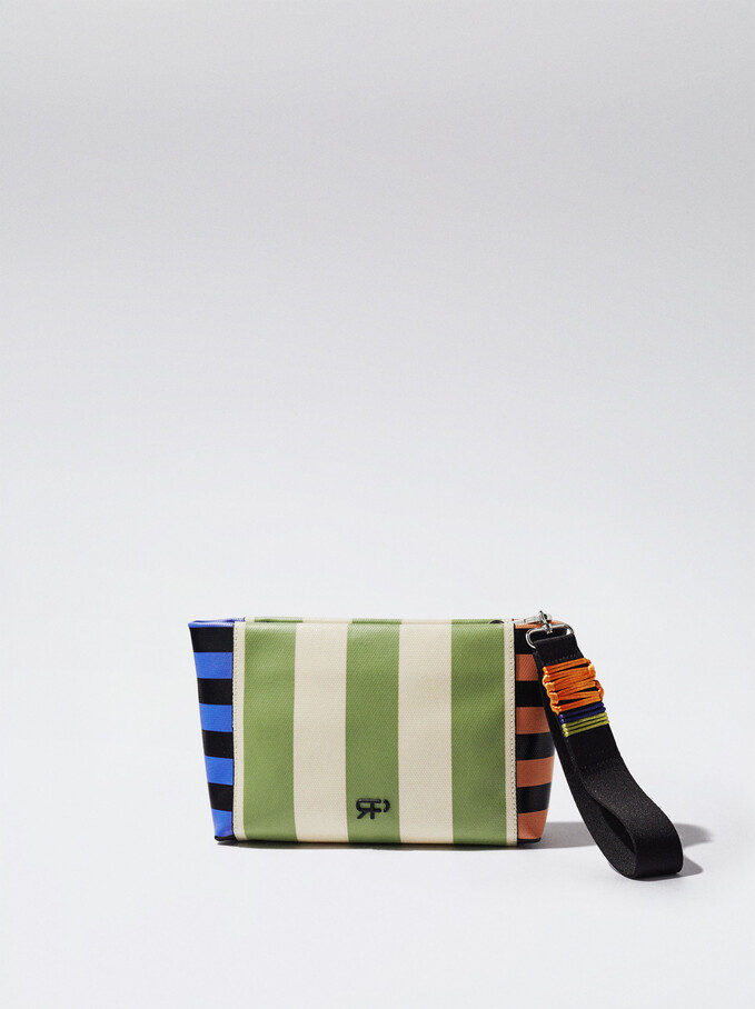 Striped Crossbody Bag, Multicolor, hi-res