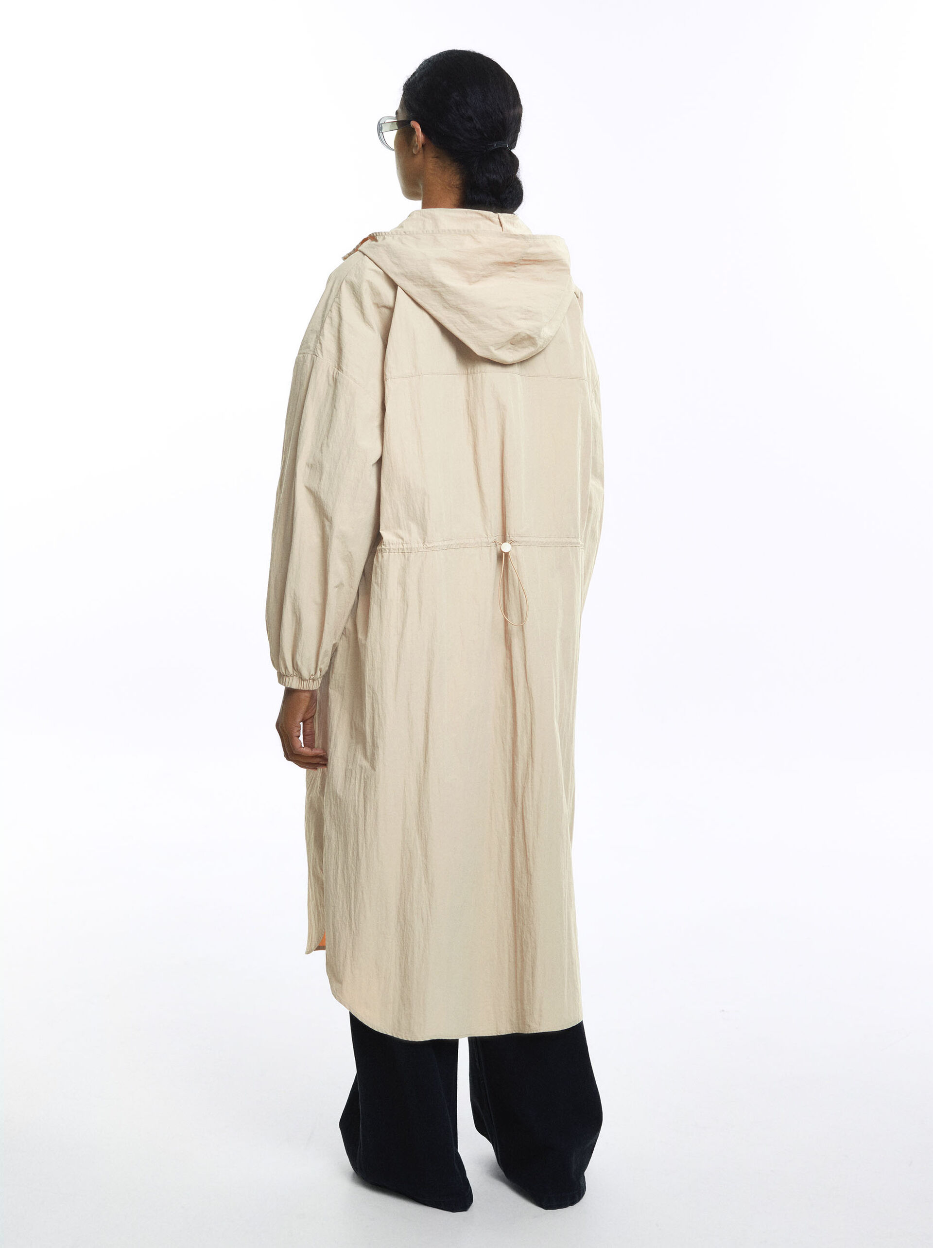 Long Parka With Pockets image number 5.0