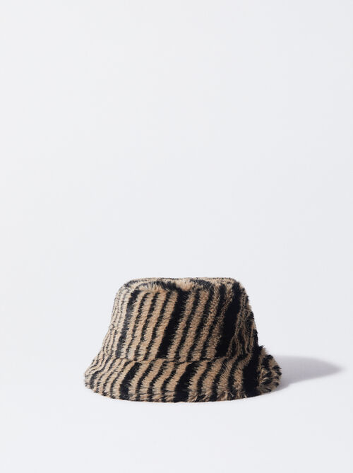 Bucket Hat With Fur