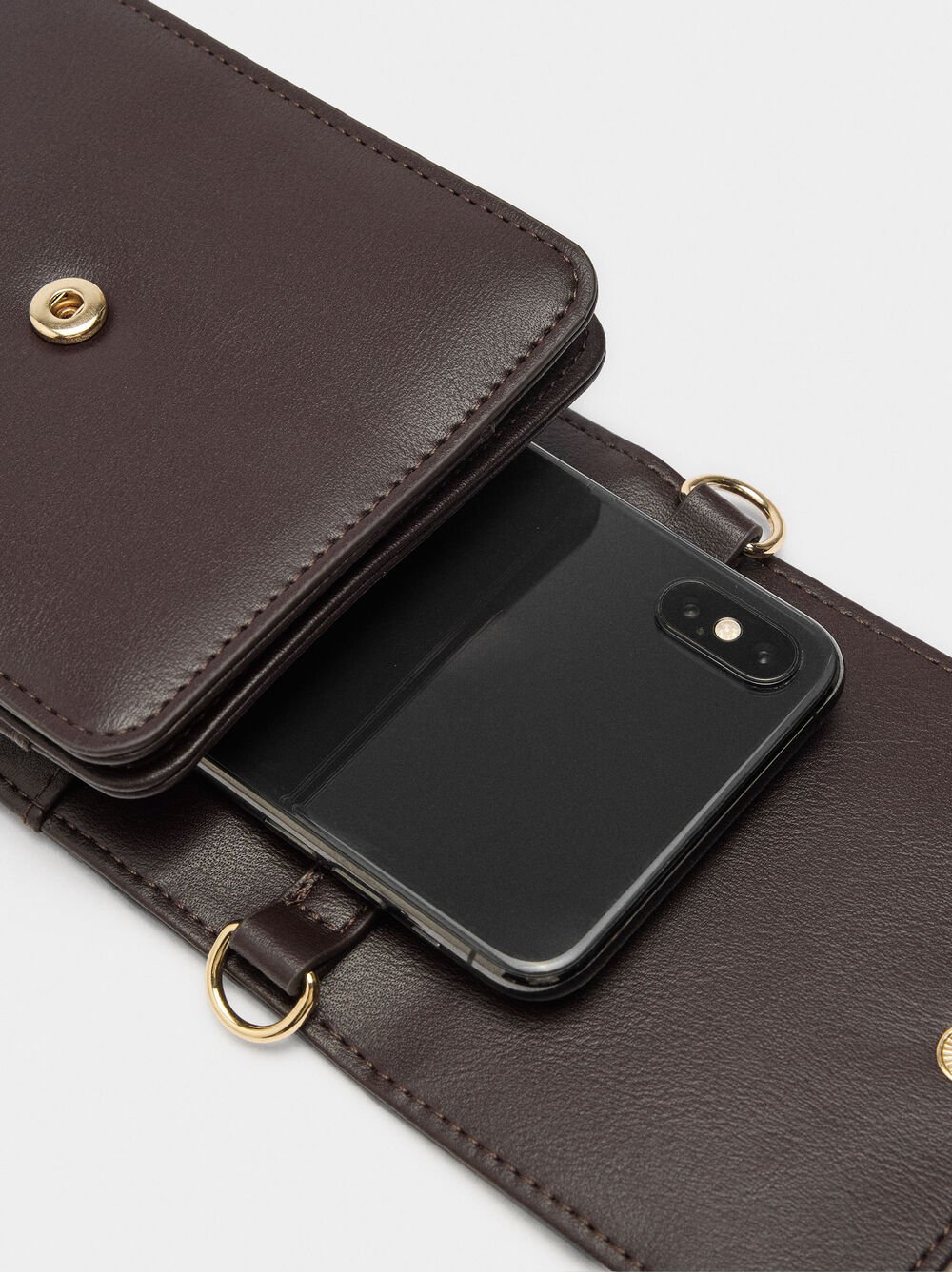 Leather mobile phone bag