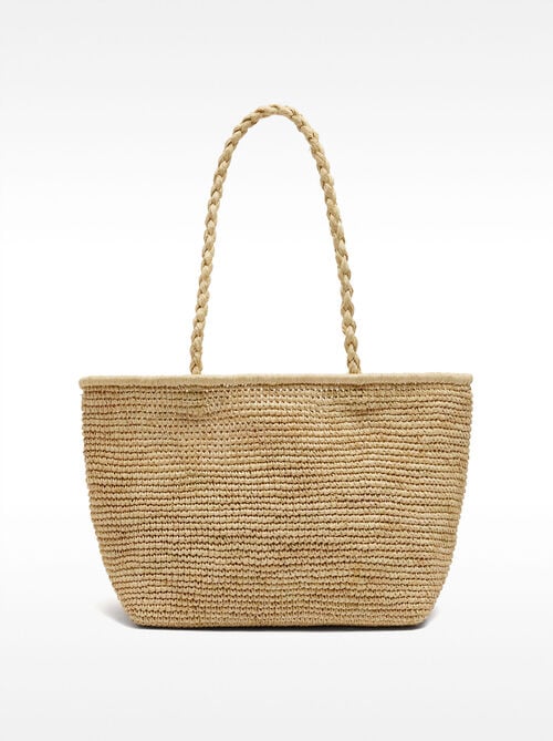 Bolso shopper de rafia M