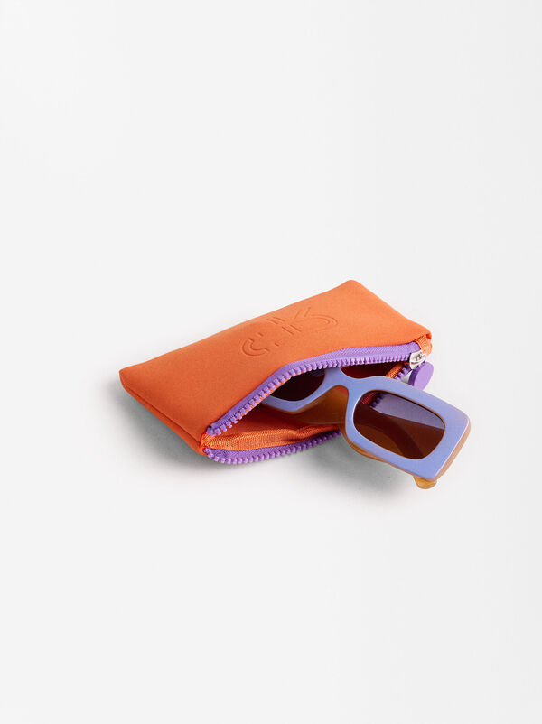 Rectangular sunglasses