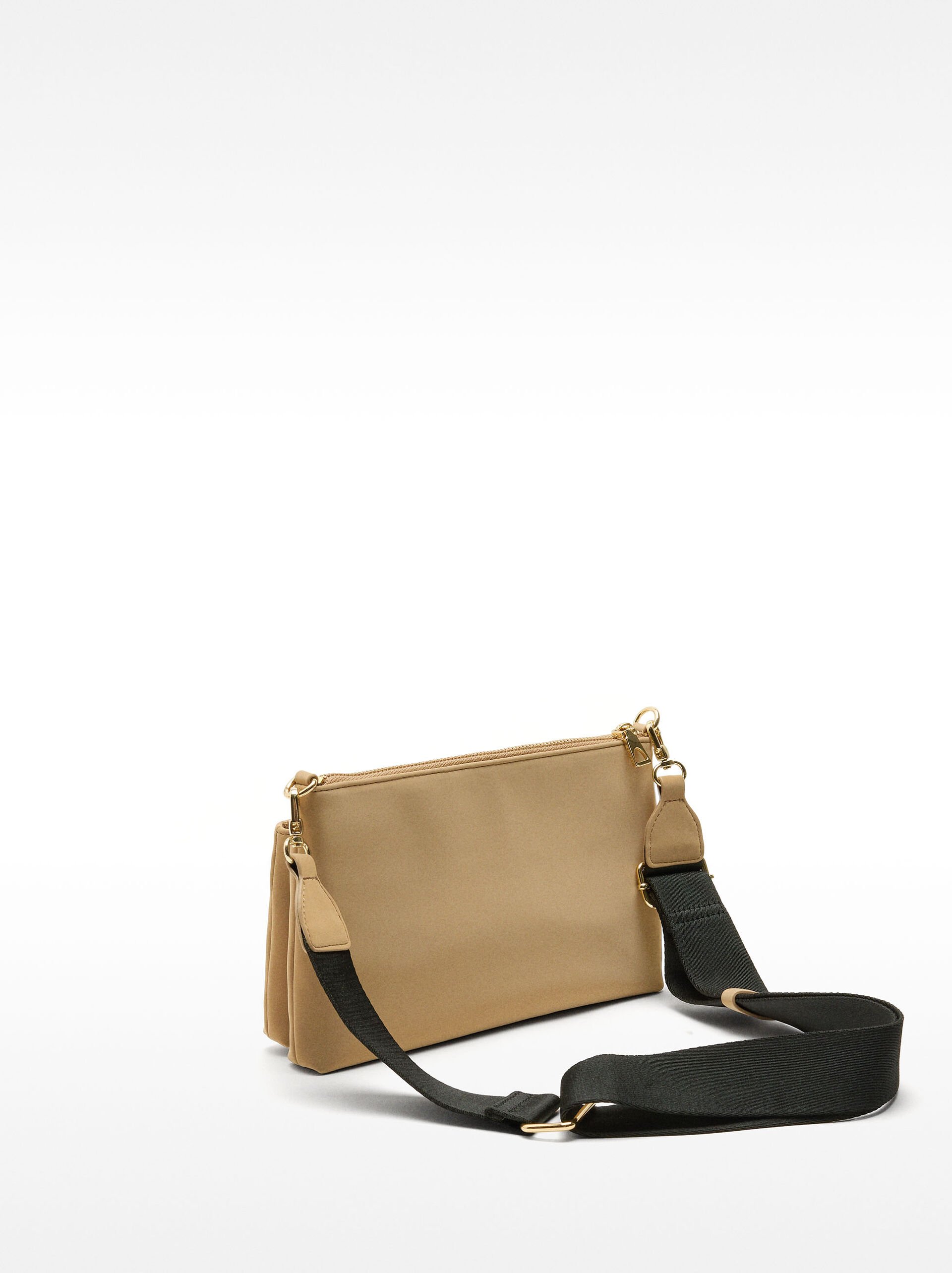 Bolso de tiracolo textura aterciopelada image number 2.0