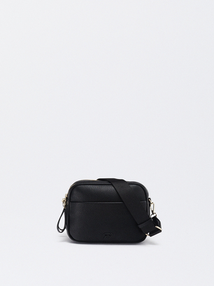 Personalized Crossbody Bag, Black, hi-res