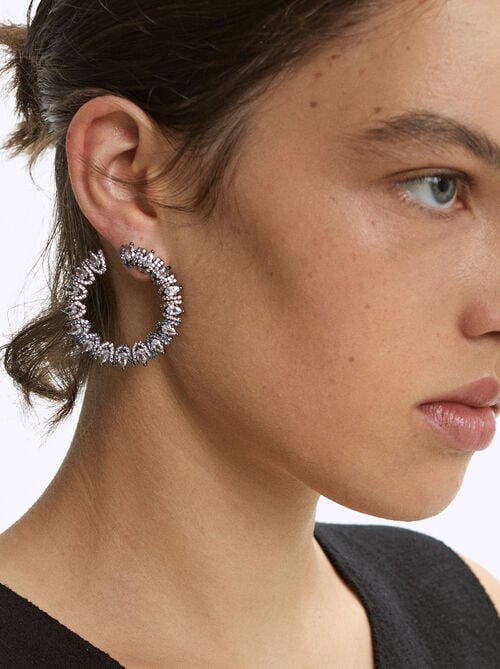 Earrings With Zirconia