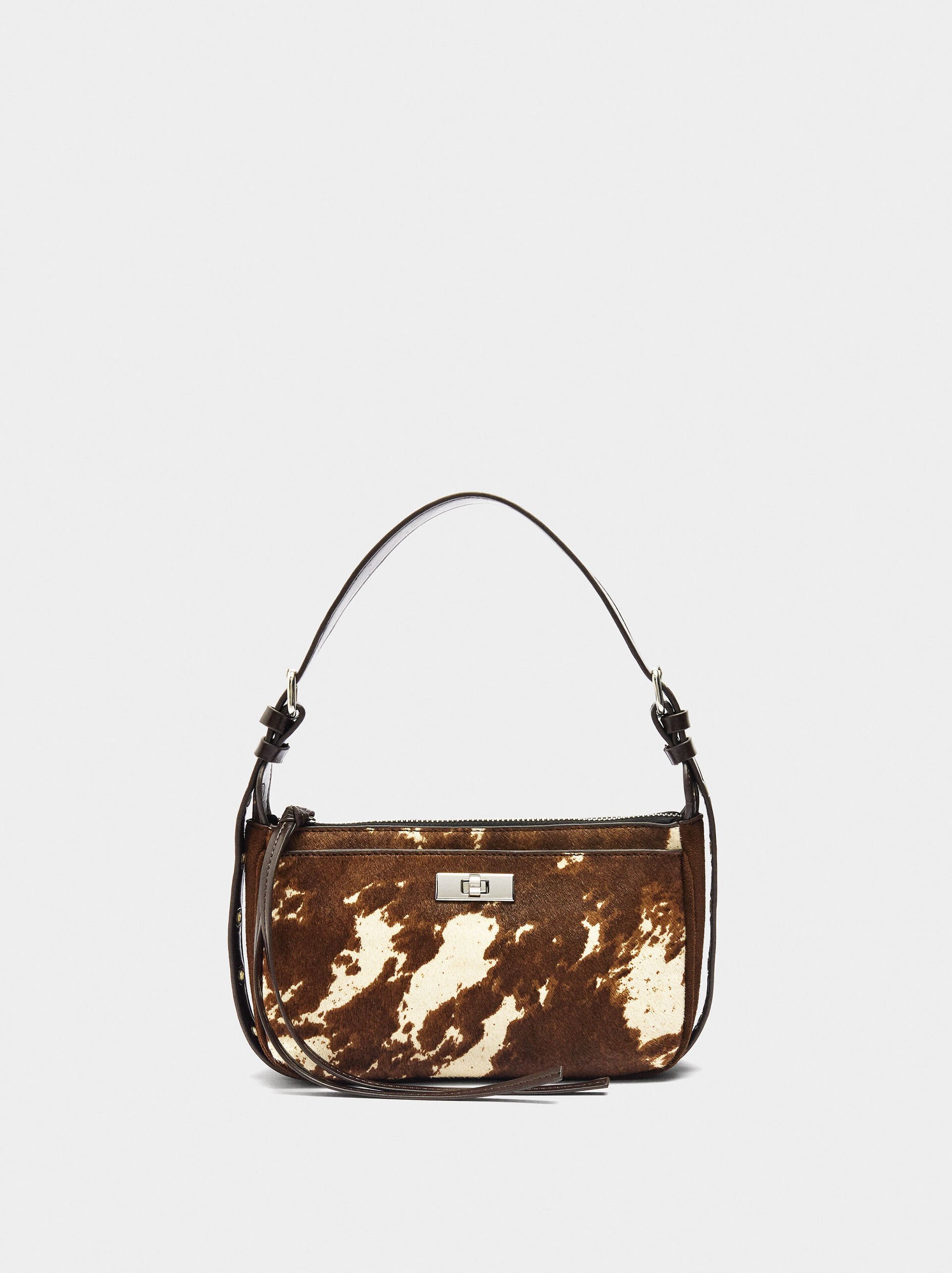 Bolso de hombro de piel image number 1.0