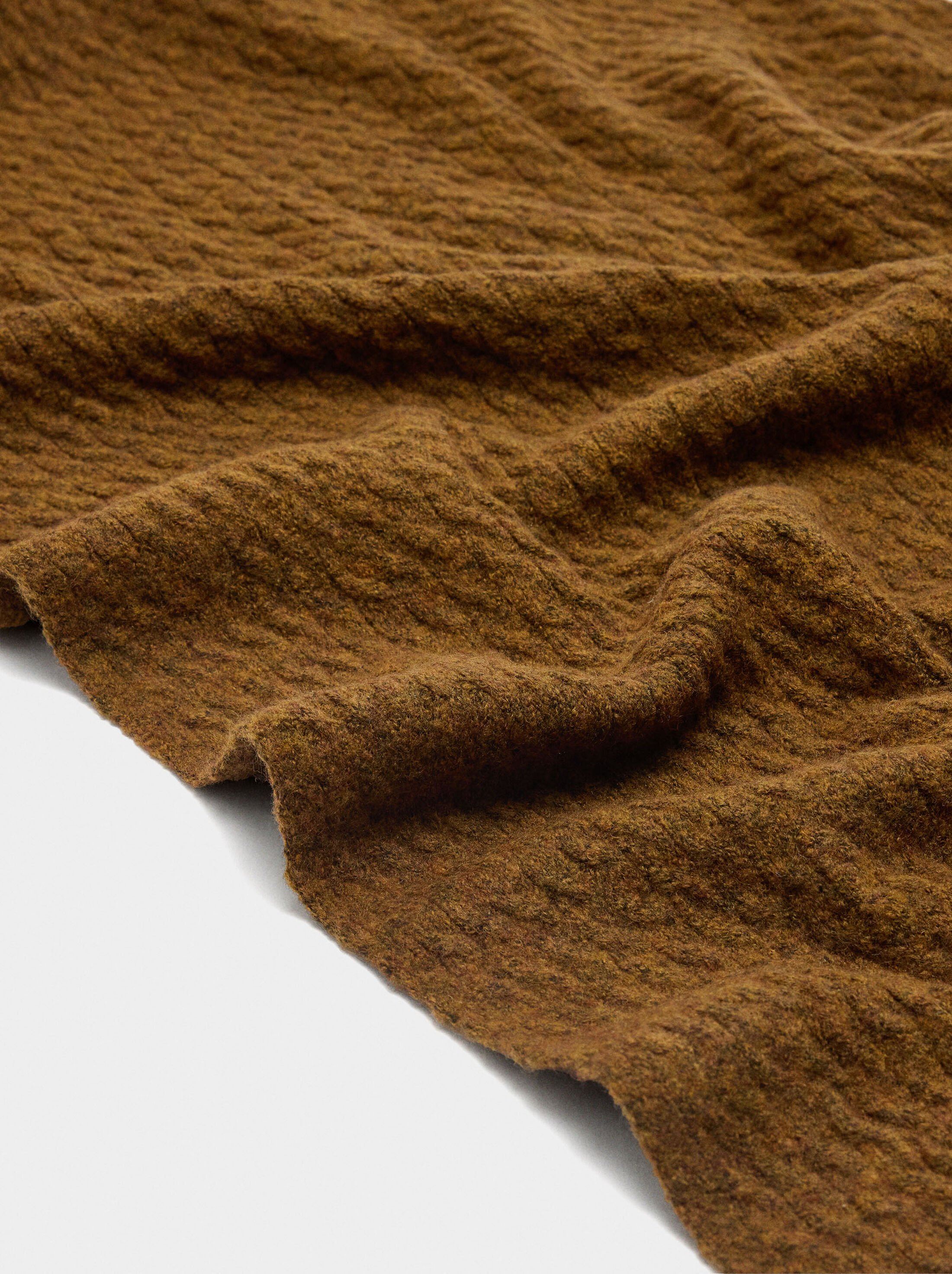 Scarf with embossed detail image number 1.0