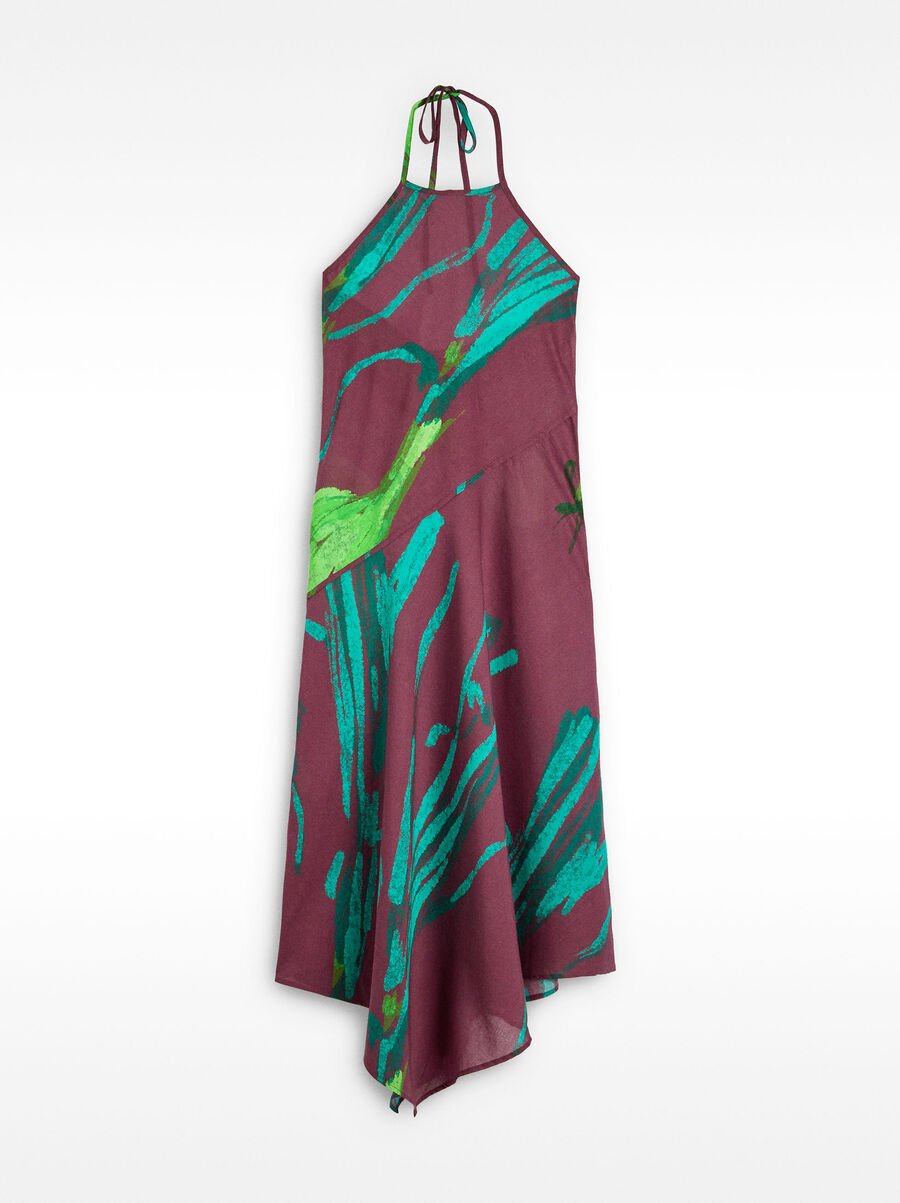 100% cotton printed dress
