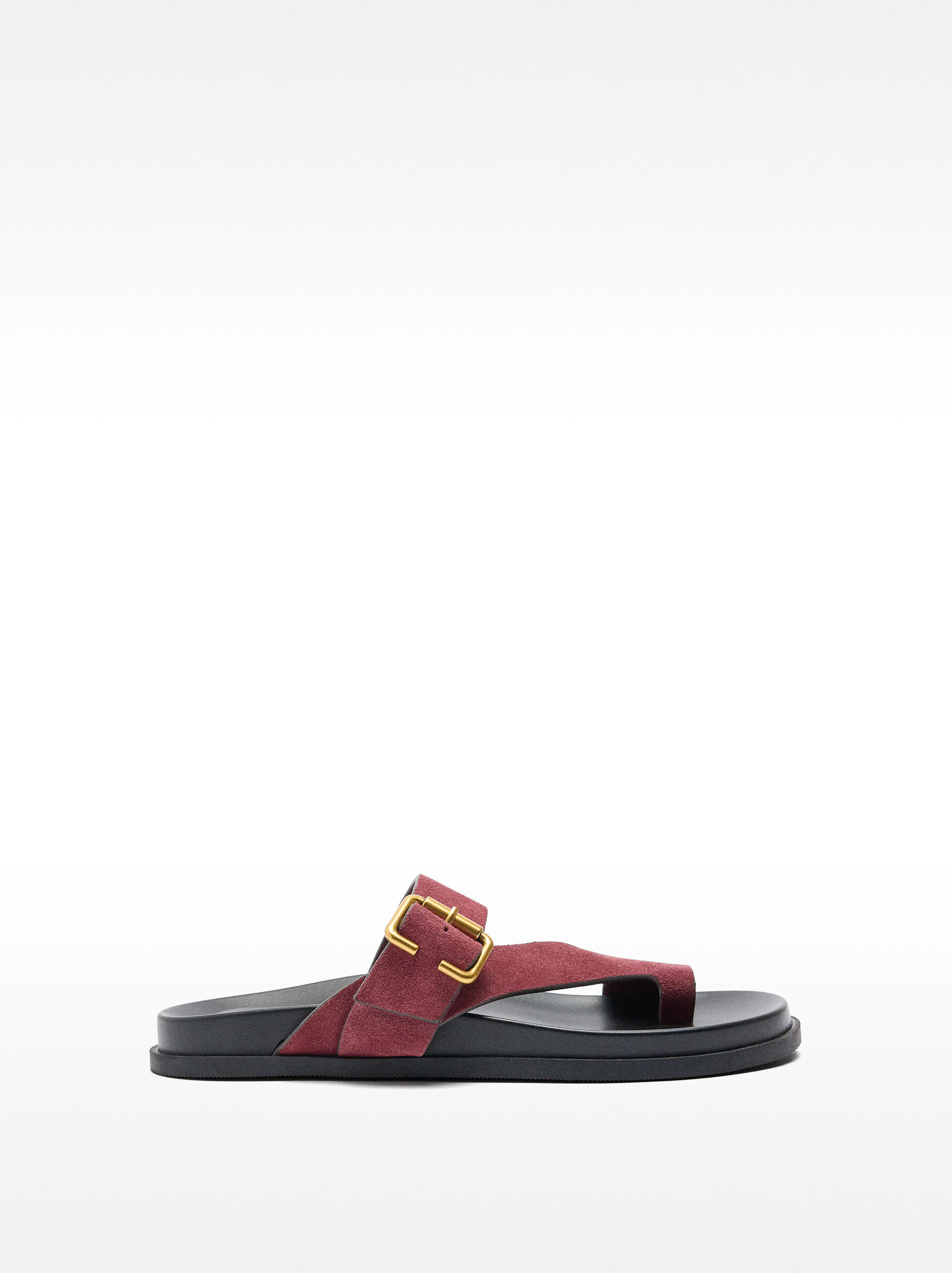 Sandales en cuir avec brides et boucle image number 3.0