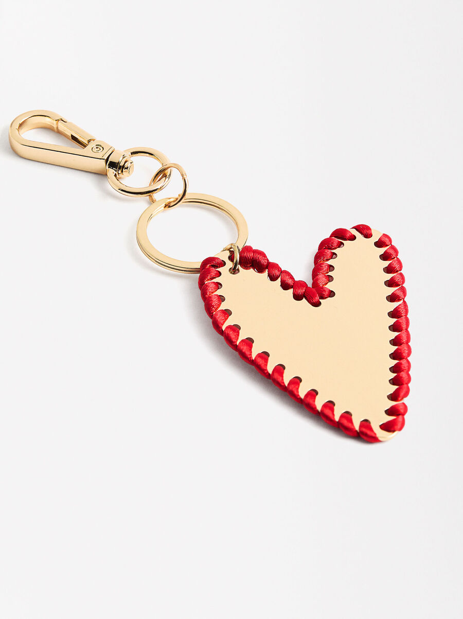 Llavero charm corazón