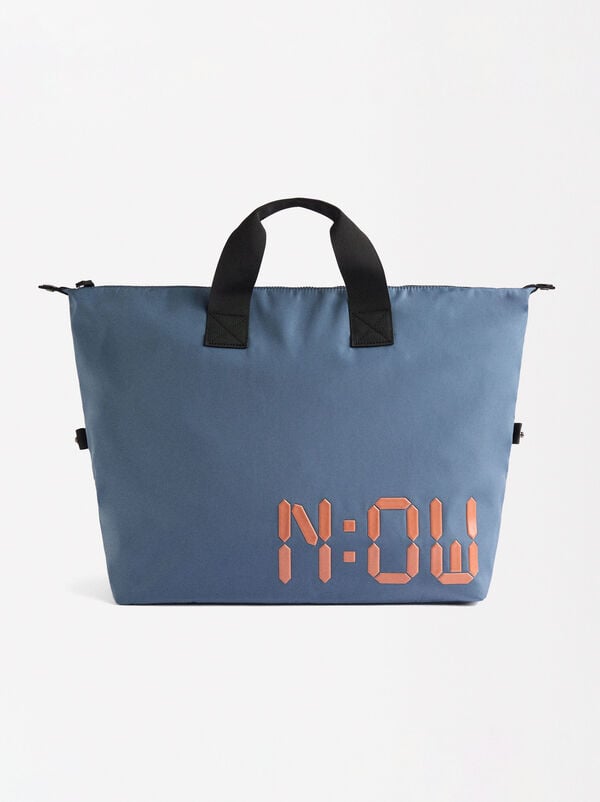 Nylon weekend bag
