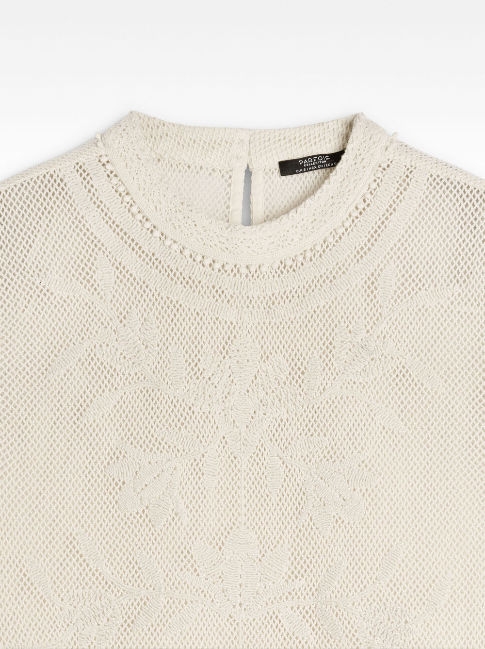 100% cotton crochet top