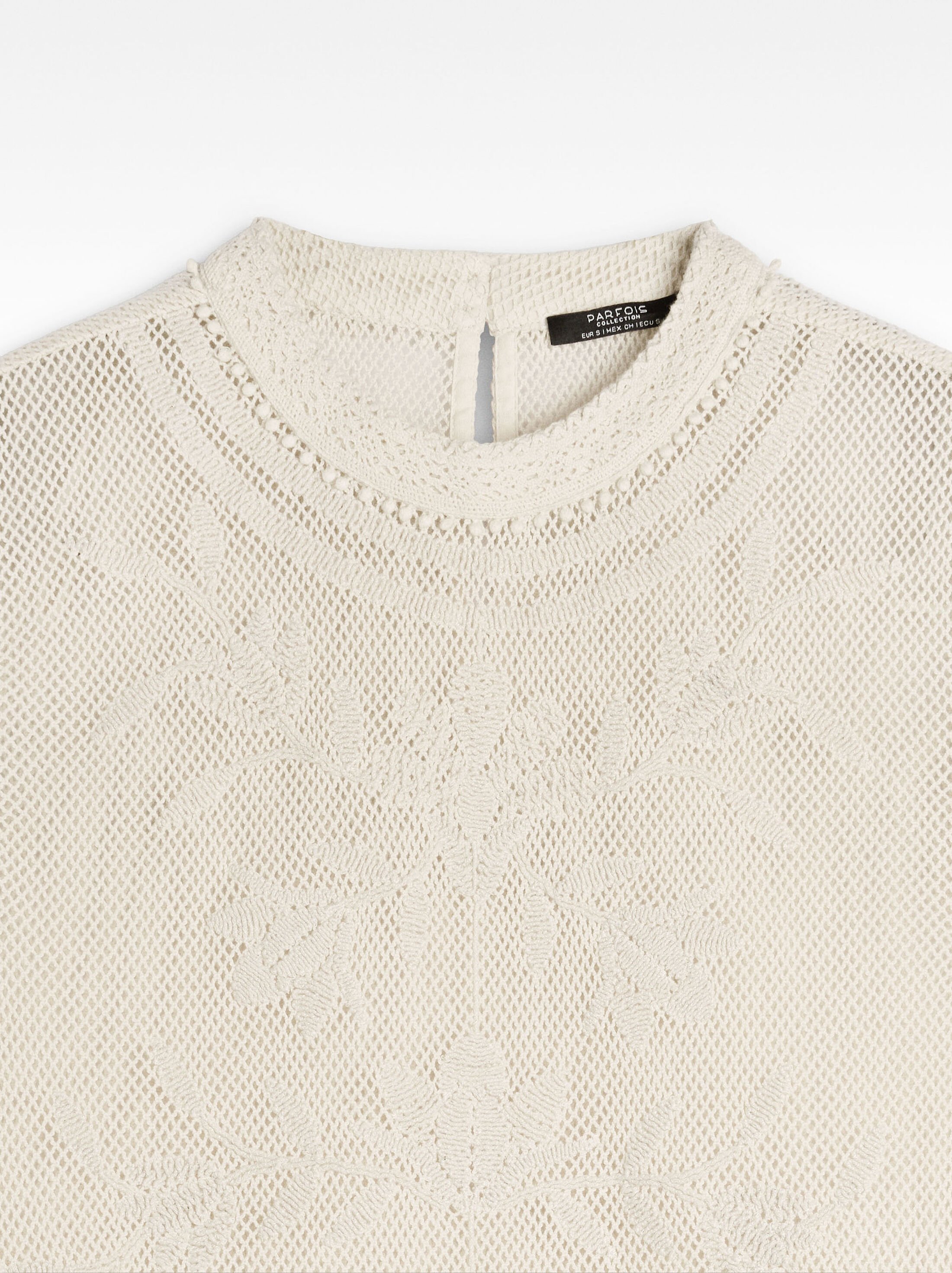 100% cotton crochet top image number 5.0