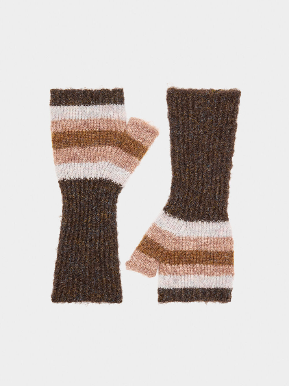 Knit mittens