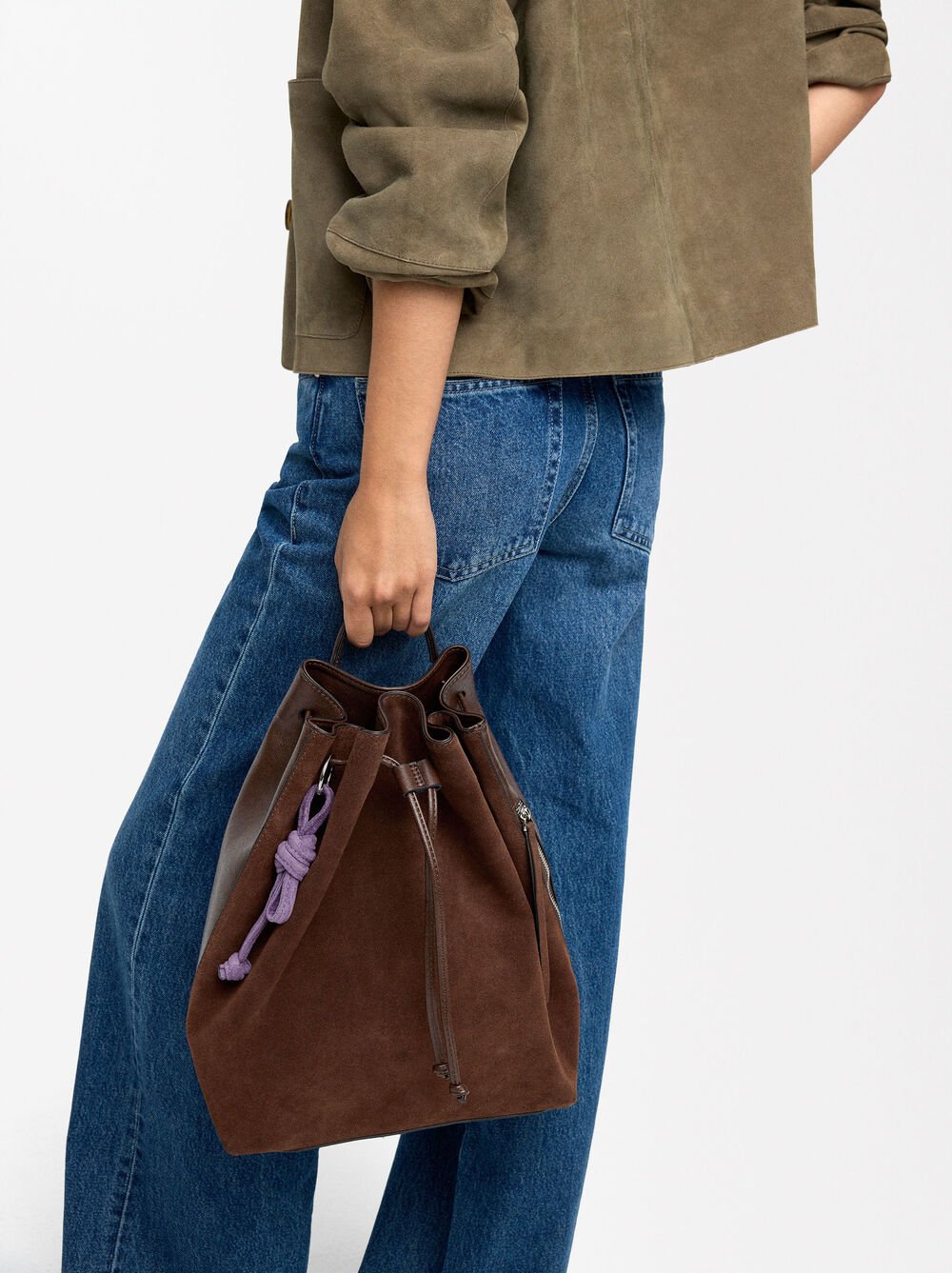 Sac à dos avec cuir