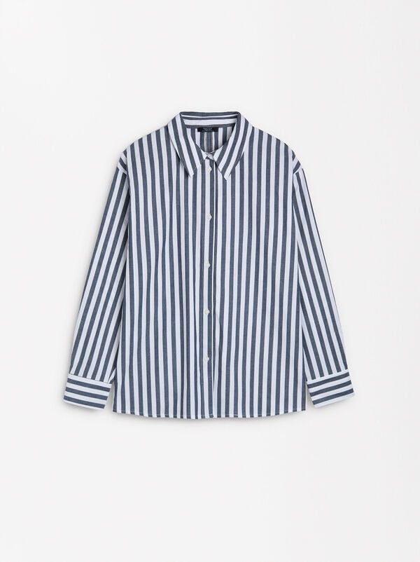 Striped cotton shirt