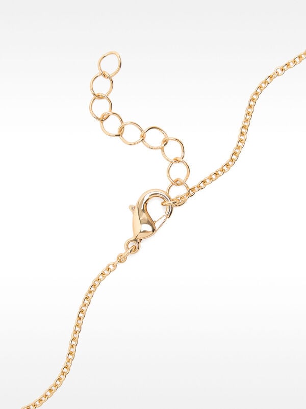 Necklace with freshwater pearl fringe