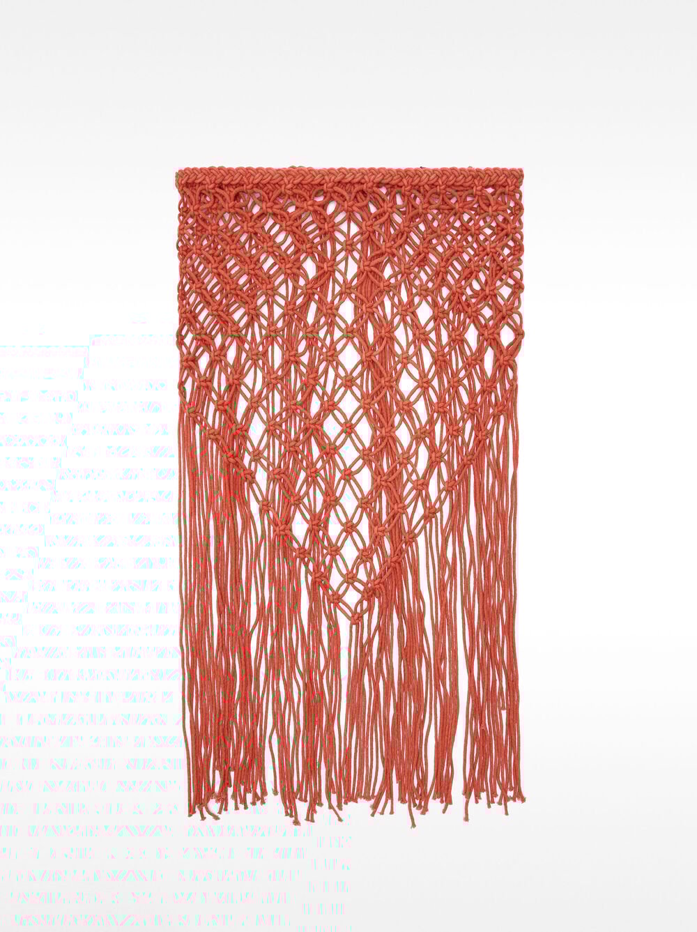 Macramé pareo with fringes