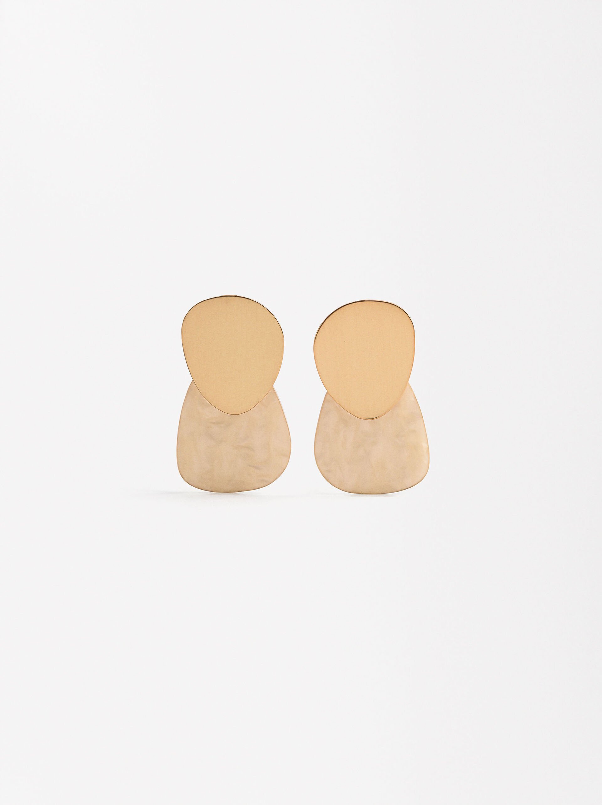 Pendientes ovalados perlados image number 0.0