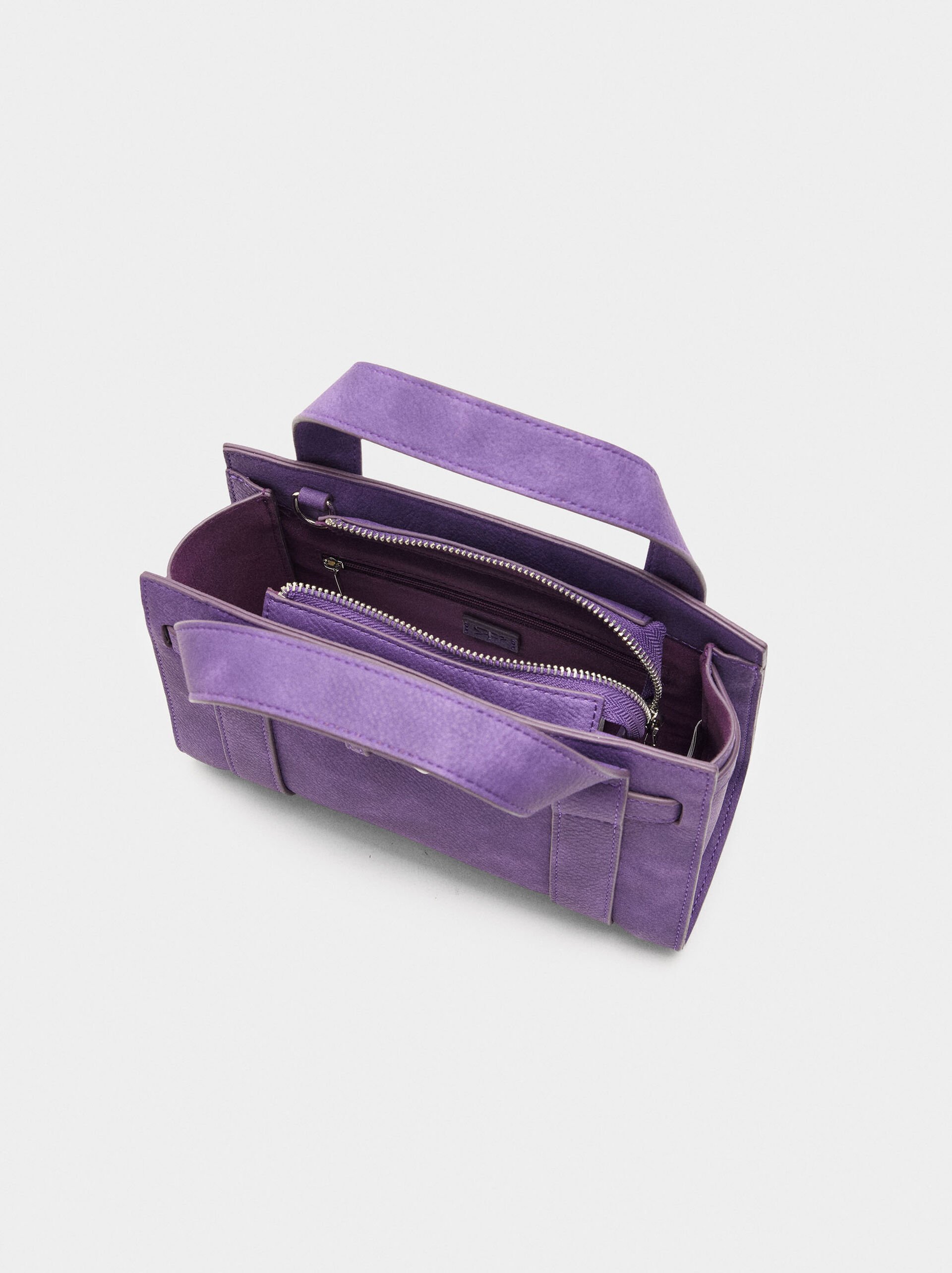 Tote bag with buckle image number 4.0