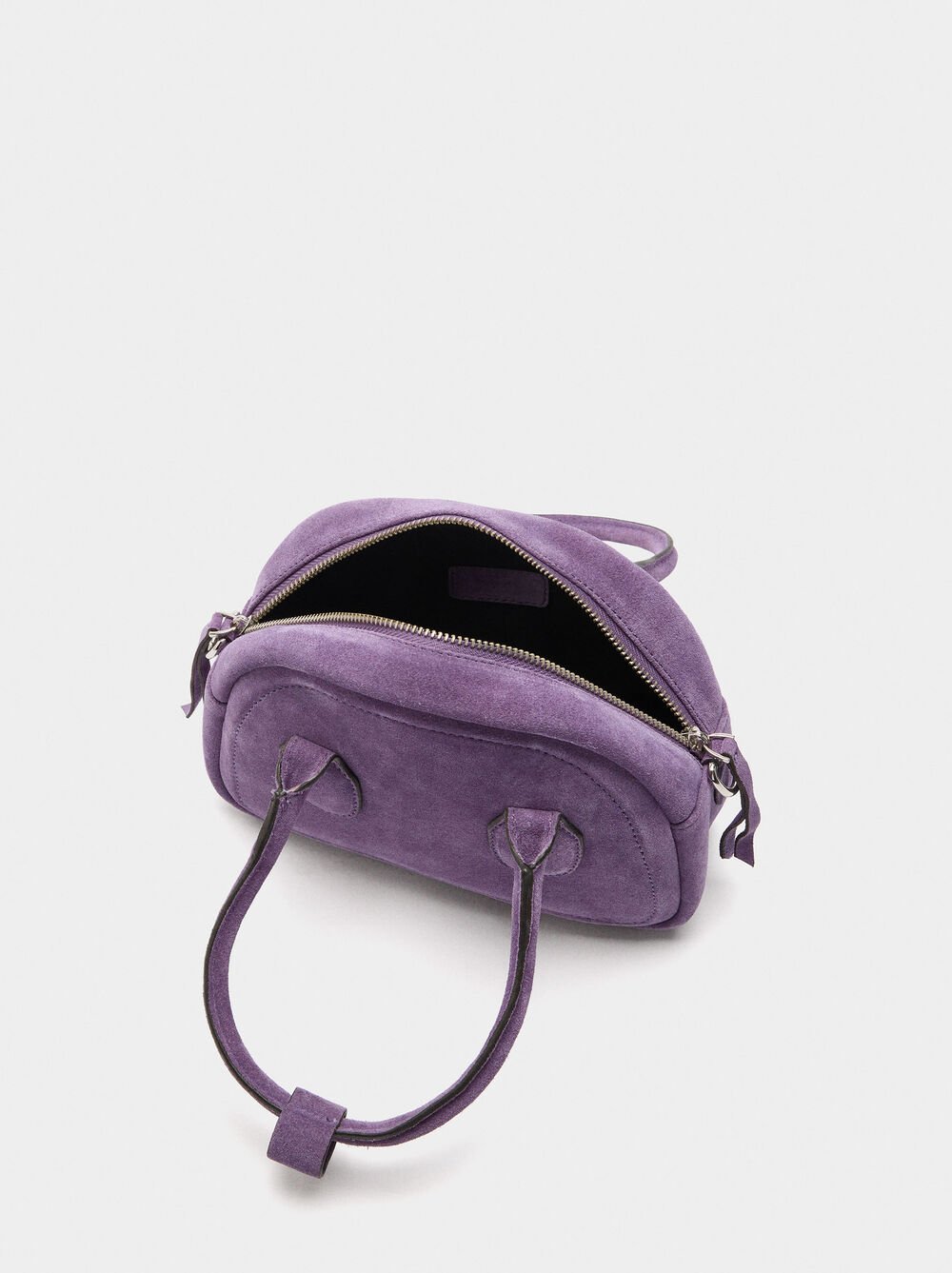Leather bowling bag